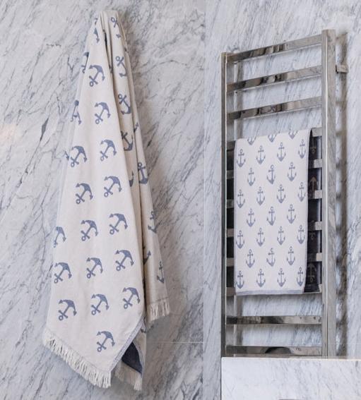Distinct Bath & Body Turkish Cotton Bath and Hand Towel Set