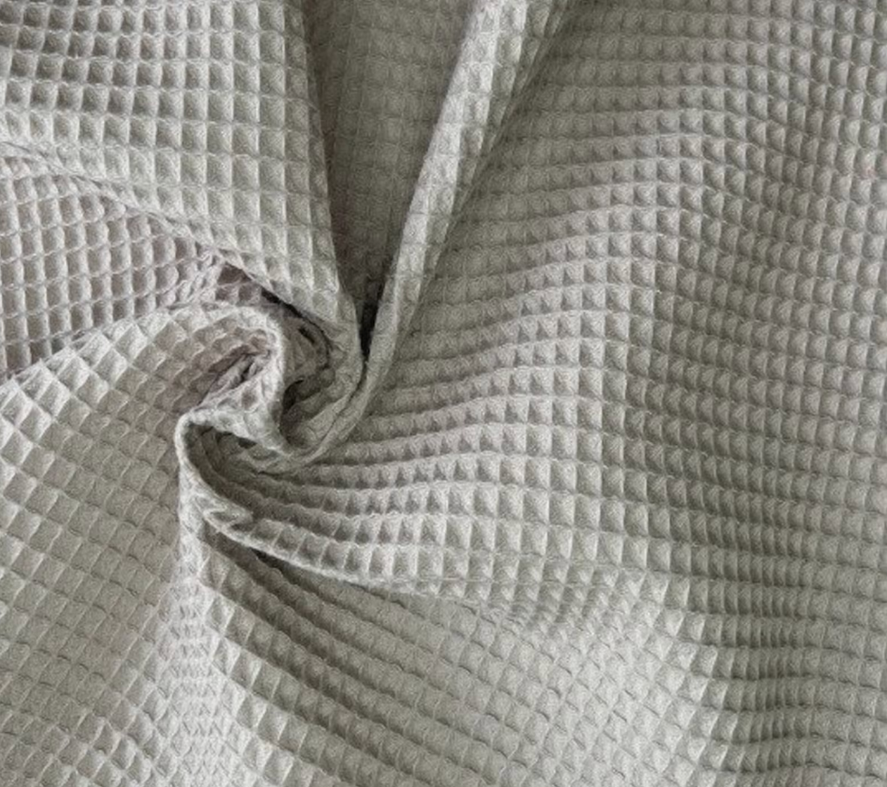 Cotton Waffle Weave Spa Robe -