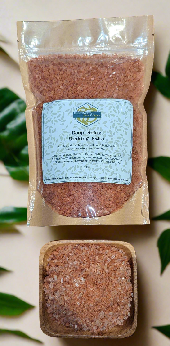 Distinct Bath & Body Soaking Salts- Deep Relax