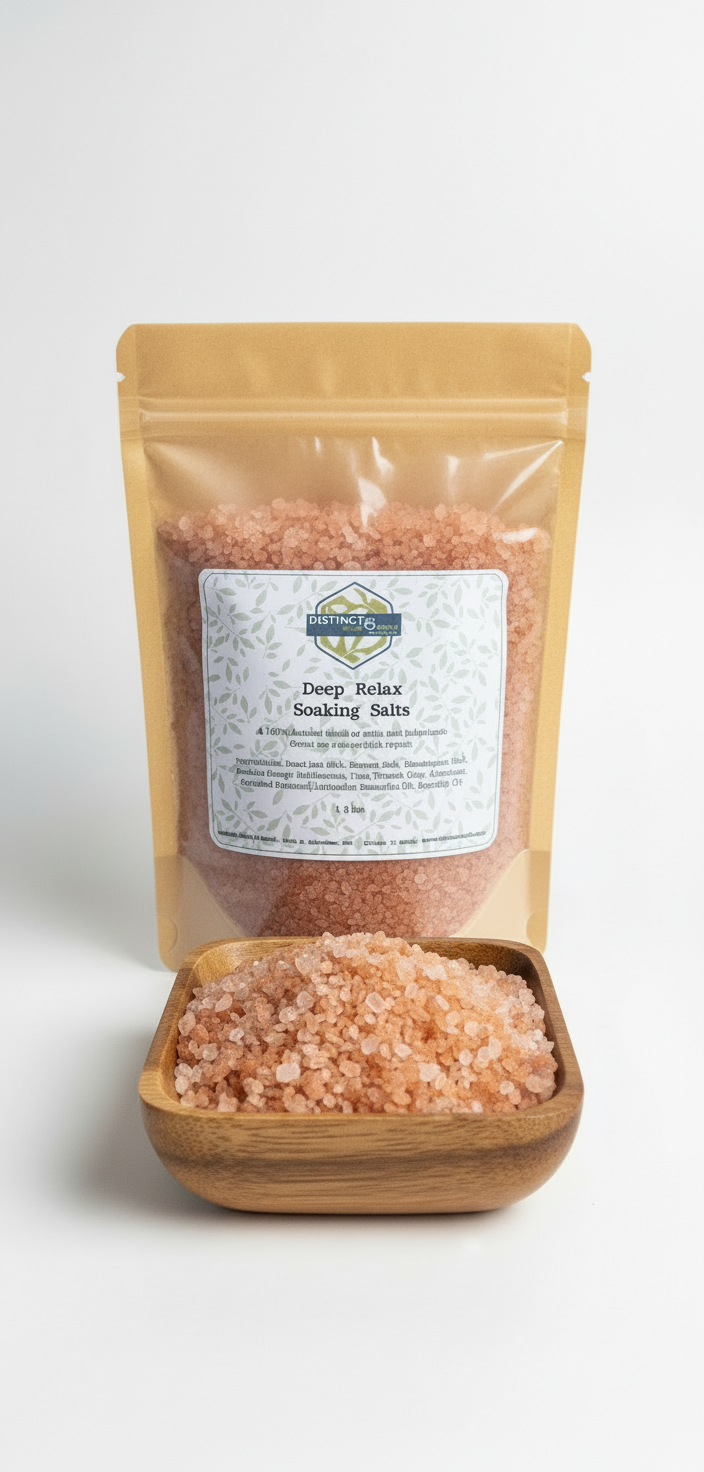 Distinct Bath & Body Soaking Salts- Deep Relax