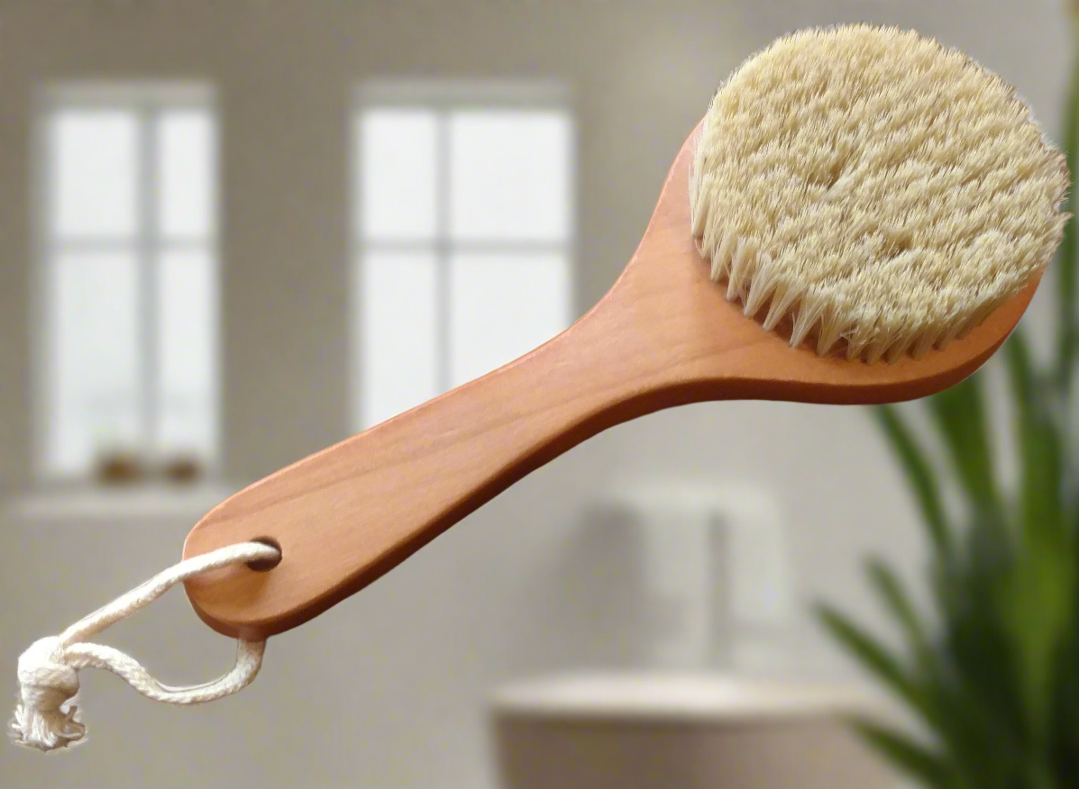 Natural Plant Bristled Body Brush