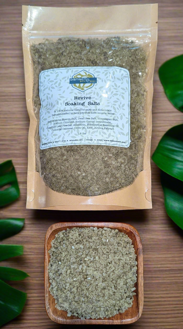 Distinct Bath & Body Soaking Salts- Revive