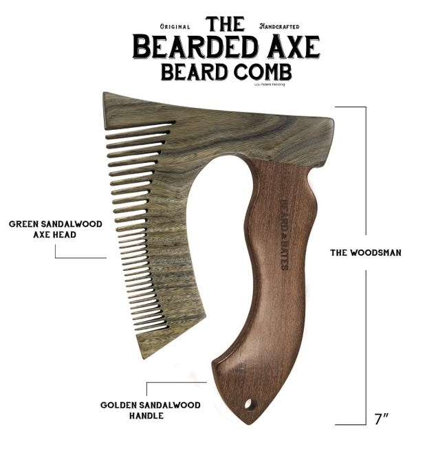 Beard & Bates The Bearded Axe Beard Comb