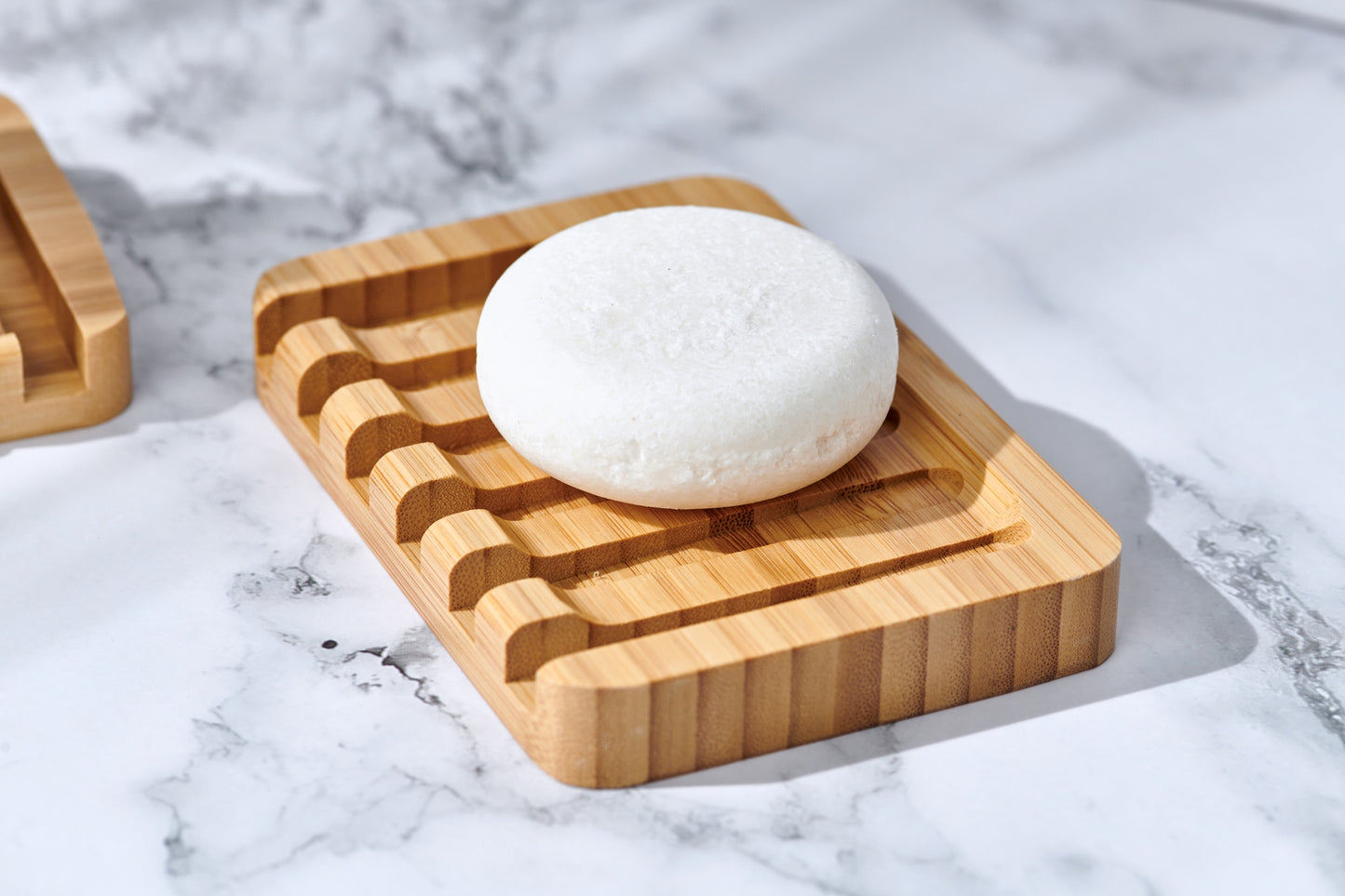 Bamboo Self Draining Soap Dish