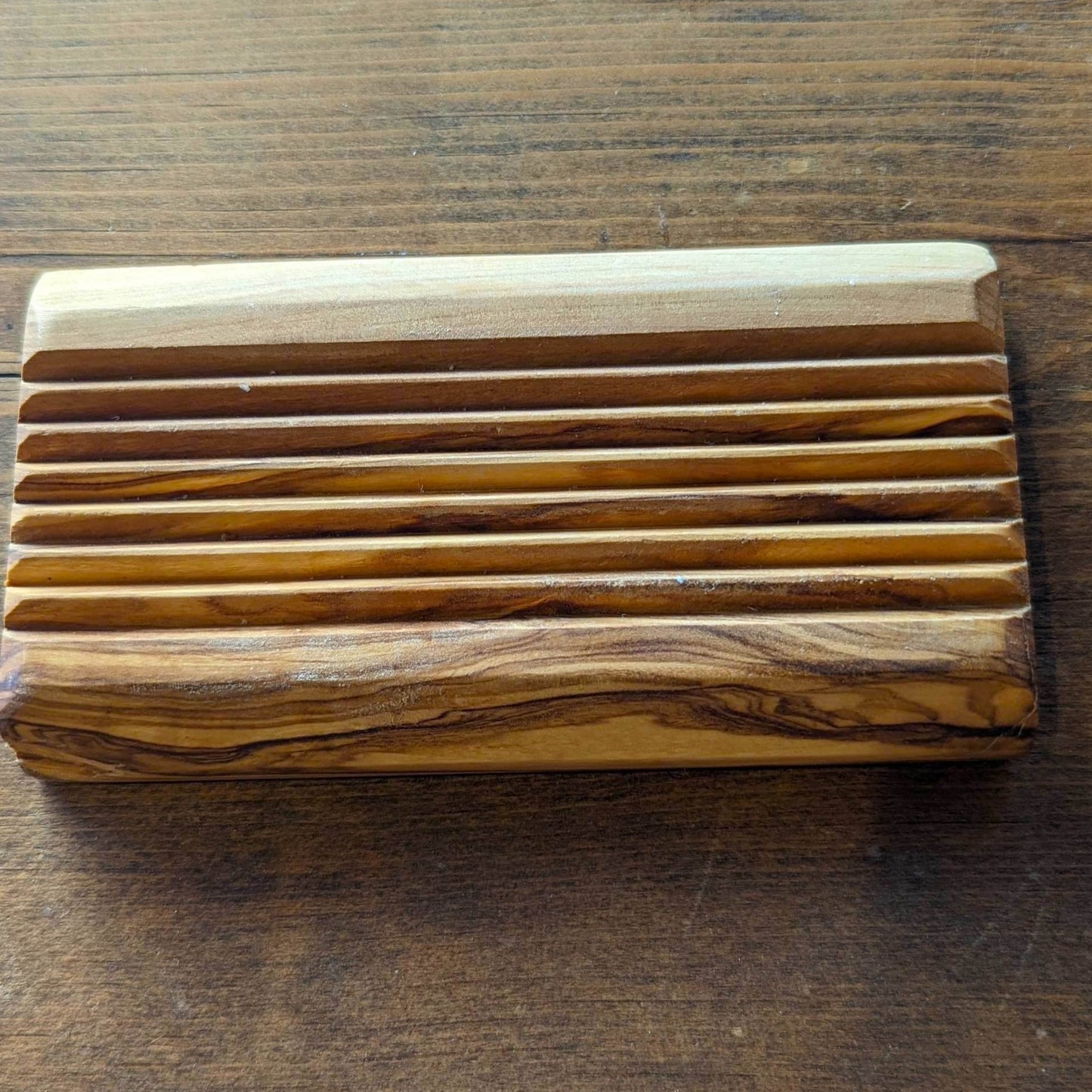 District Bath & Body Olive Wood Soap Dish Rectangle