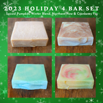 Distinct Holiday Soap Collection 2023, 4 Bar Gift Set