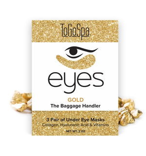 ToGoSpa Gold Dust Collagen Eye Pads - 3 pack