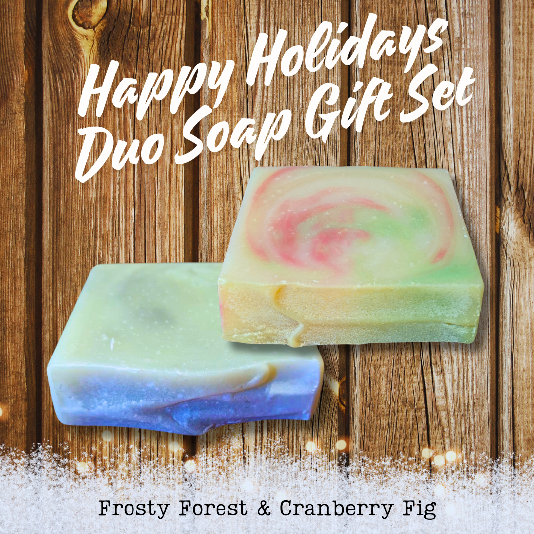 Happy Holidays Duo Soap Gift Set