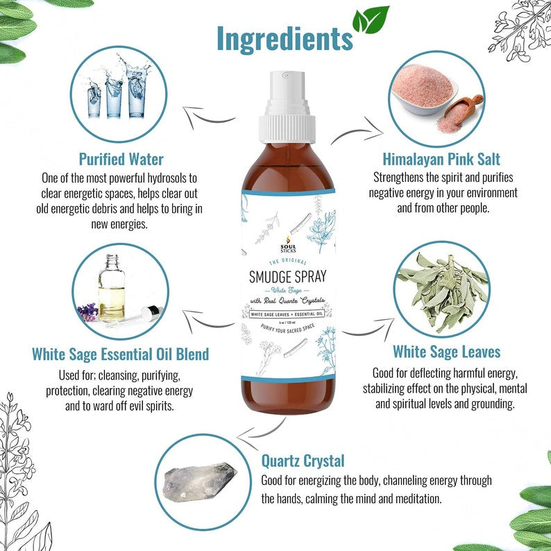 Soul Sticks Smudge Spray 3.5 oz