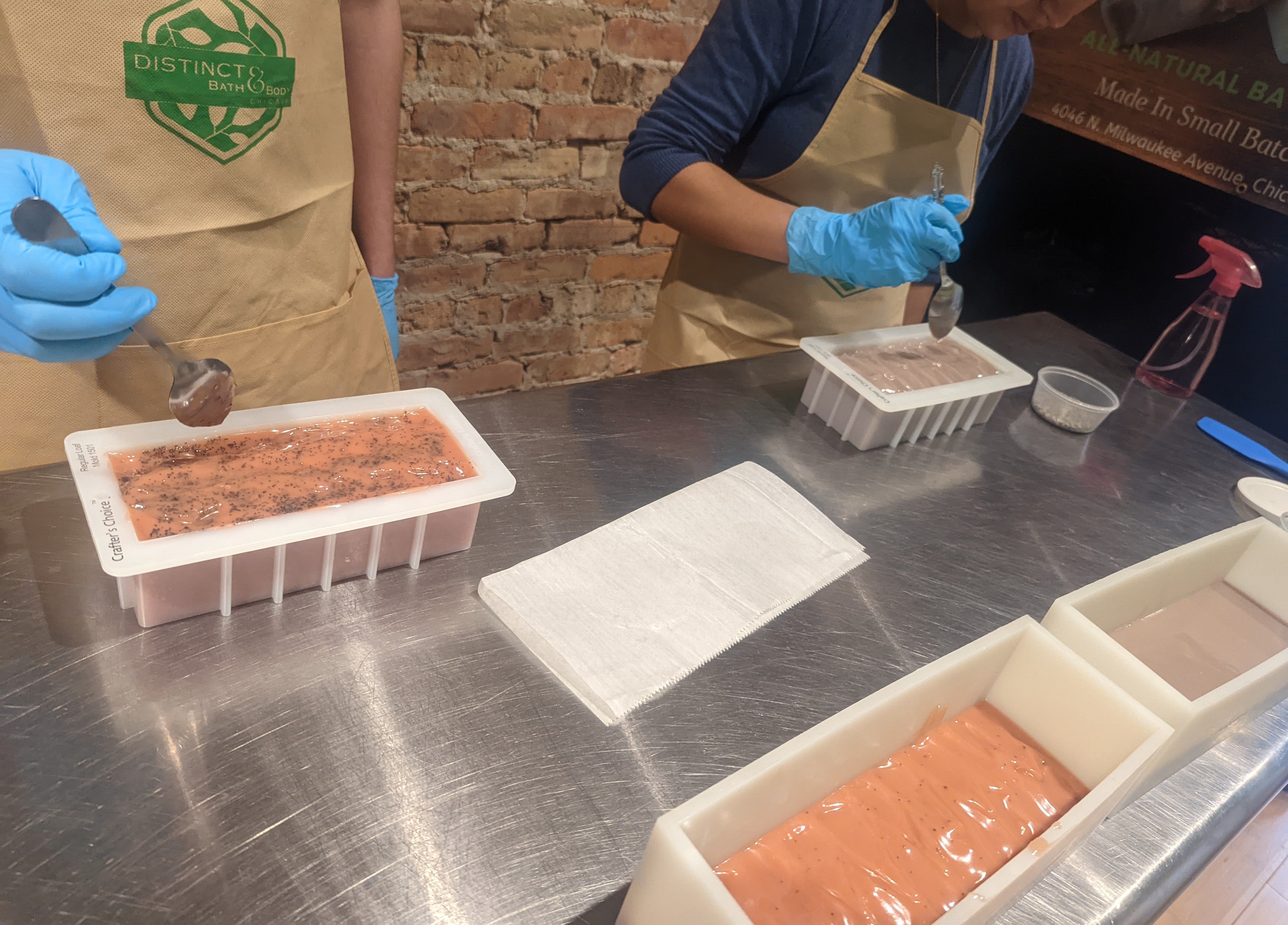 Beginning Soap Making Classes - Group Class for Six Adults