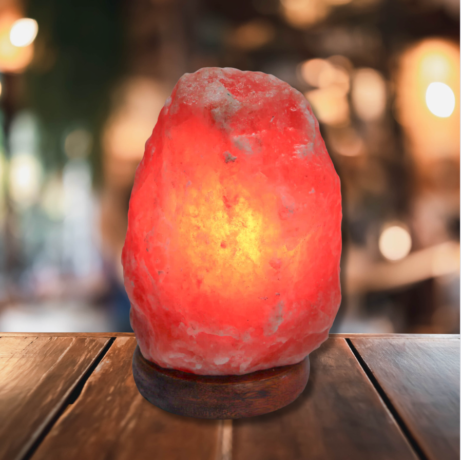 Himalayan Salt Lamp Dark Red Distinct Bath Body