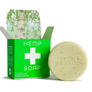 Nordic+Wellness - Hemp and Vitamin C Exfoliating Scrub Soap