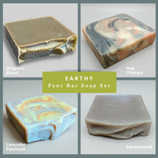 Earthy Scents, 4 Bar Gift Set