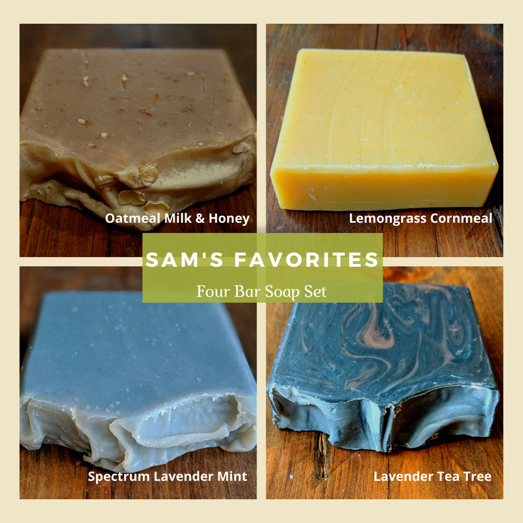 Sam's Favorite Soaps - 4 Bar Gift Set