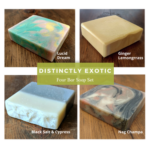 Distinctly Exotic Scents - 4 Bar Gift Set