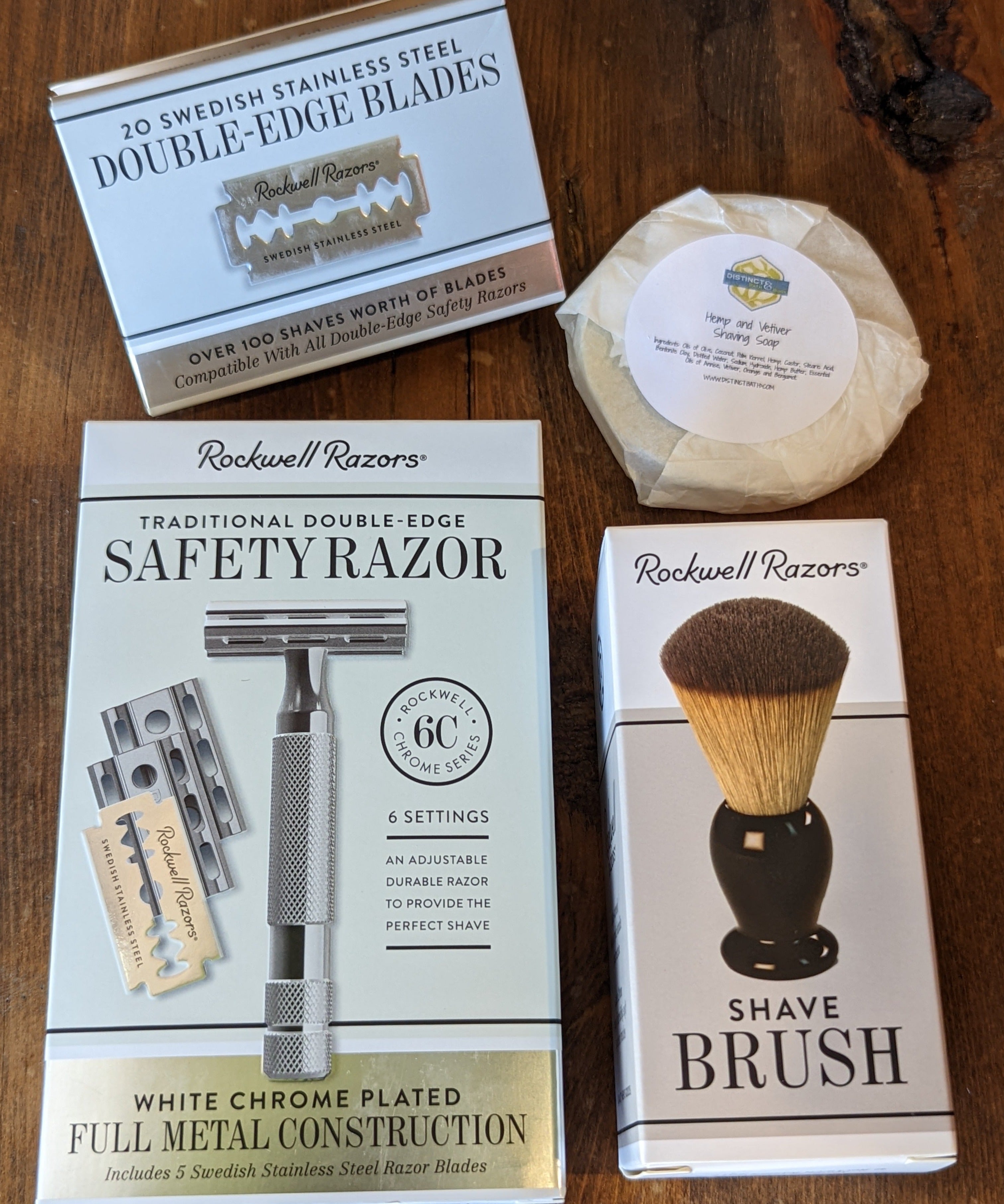 Rockwell Complete Shave Set w/ Distinct Shave Puck