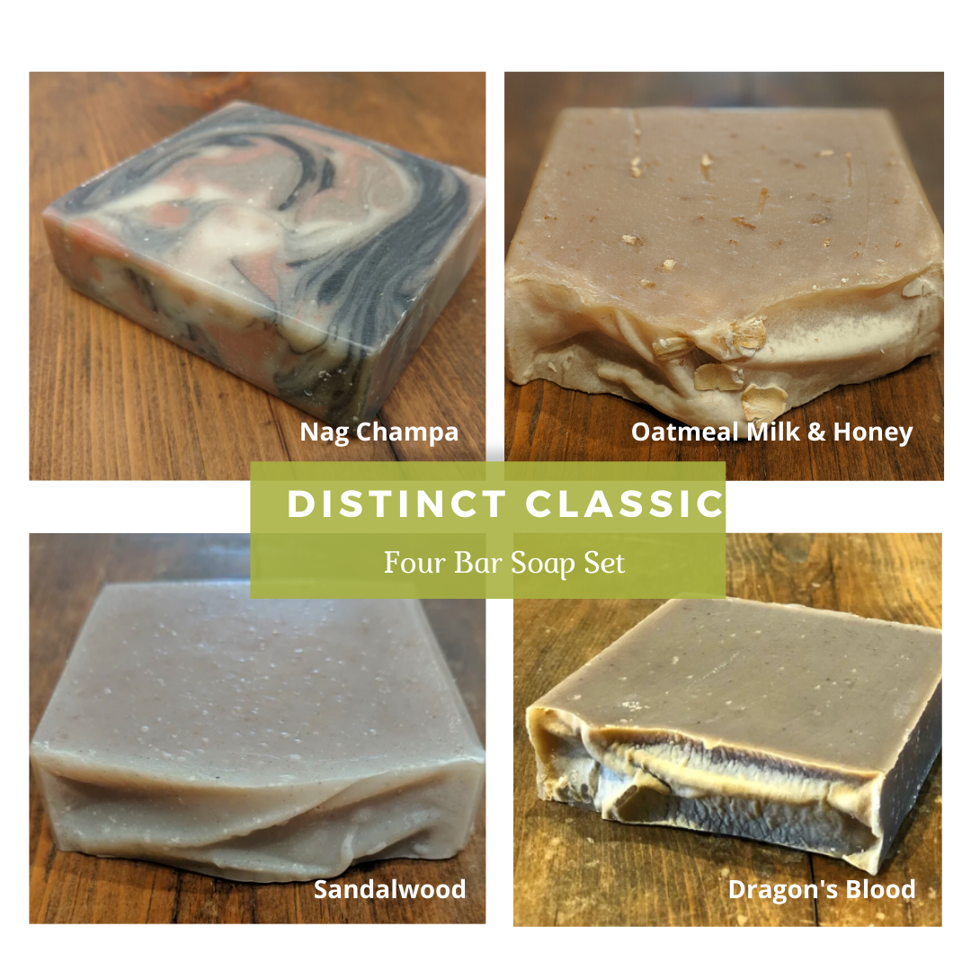Distinct Classic Scents, 4 Bar Gift Set