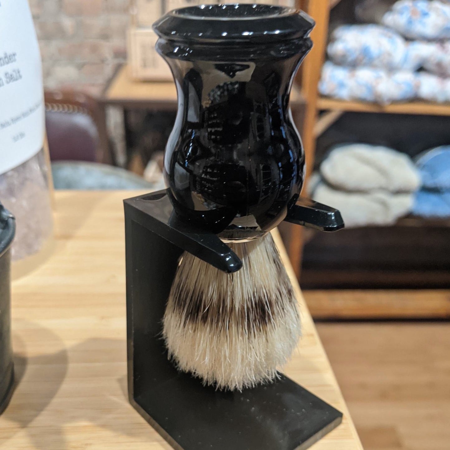 Distinct Bath & Body Shaving Brush & Holder Set